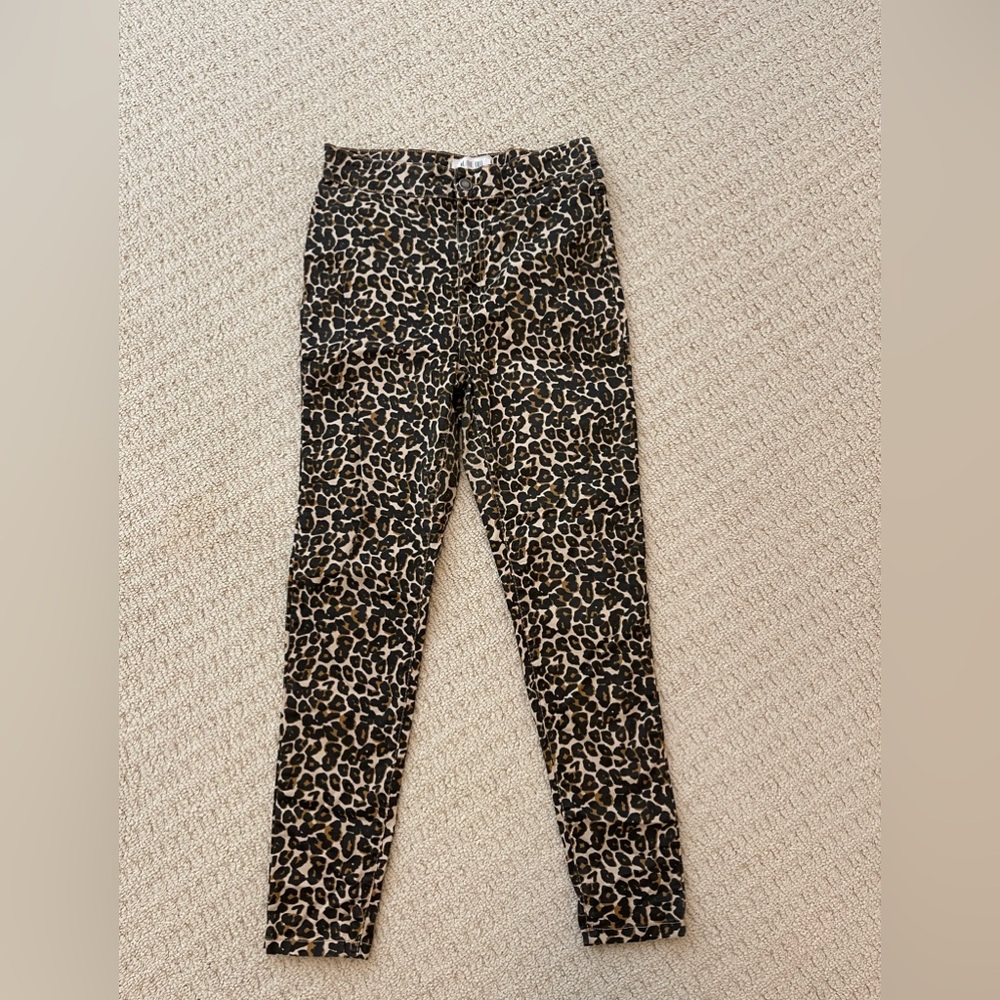 Free People Leopard print Jeggings